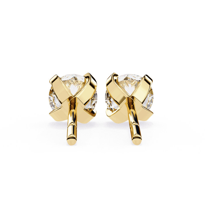 lab grown diamond | moissanite Jewellery Neon Ice 1.28ct Lab Grown OR Moissanite Stud Earrings by Rabbito Jewels