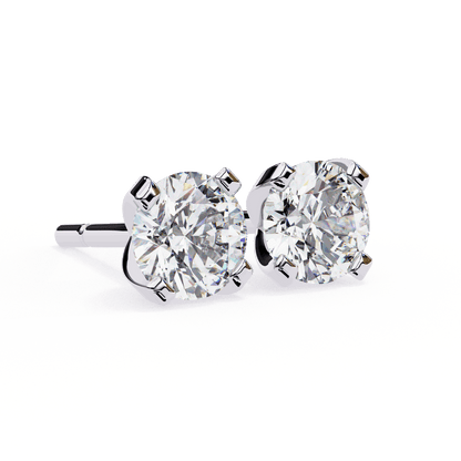 lab grown diamond | moissanite Jewellery Neon Ice 1.28ct Lab Grown OR Moissanite Stud Earrings by Rabbito Jewels