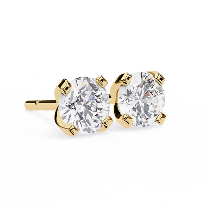 lab grown diamond | moissanite Jewellery Neon Ice 1.28ct Lab Grown OR Moissanite Stud Earrings by Rabbito Jewels