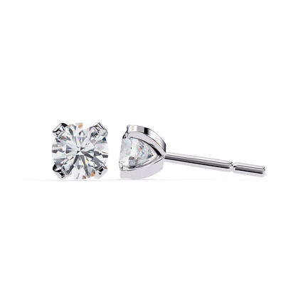 lab grown diamond | moissanite Jewellery Neon Ice 1.28ct Lab Grown OR Moissanite Stud Earrings by Rabbito Jewels