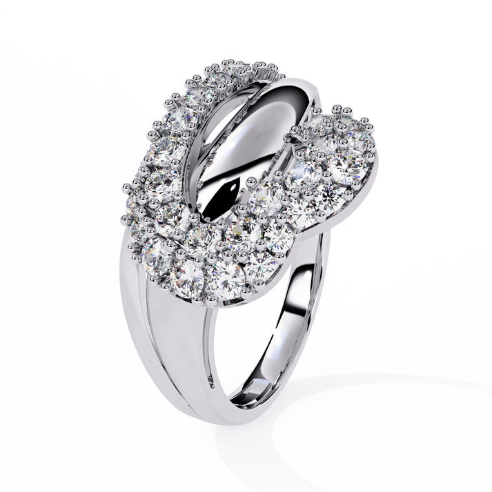 lab grown diamond | moissanite Jewellery Harmony Heart Lab Grown Diamond OR Moissanite Ring by Rabbito Jewels