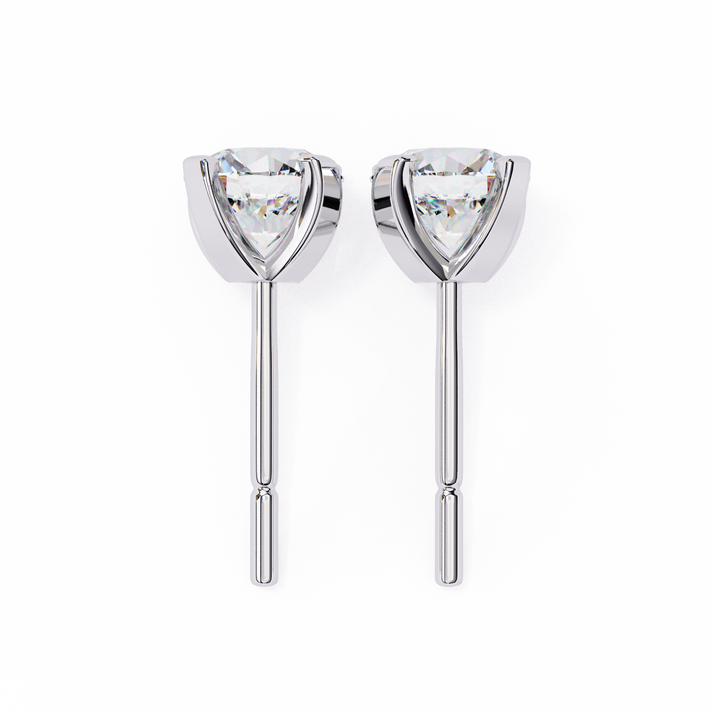 lab grown diamond | moissanite Jewellery Neon Ice 1.28ct Lab Grown OR Moissanite Stud Earrings by Rabbito Jewels