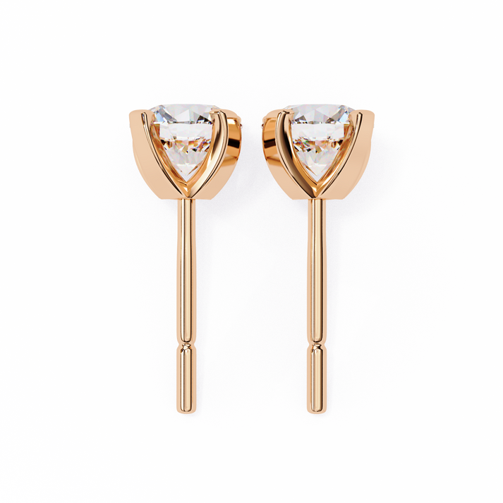 lab grown diamond | moissanite Jewellery Neon Ice 1.28ct Lab Grown OR Moissanite Stud Earrings by Rabbito Jewels