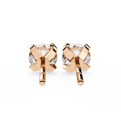 lab grown diamond | moissanite Jewellery Neon Ice 1.28ct Lab Grown OR Moissanite Stud Earrings by Rabbito Jewels