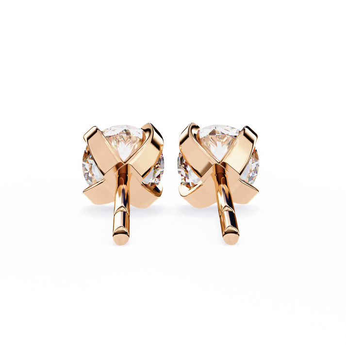 lab grown diamond | moissanite Jewellery Neon Ice 1.28ct Lab Grown OR Moissanite Stud Earrings by Rabbito Jewels