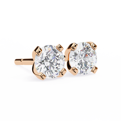 lab grown diamond | moissanite Jewellery Neon Ice 1.28ct Lab Grown OR Moissanite Stud Earrings by Rabbito Jewels