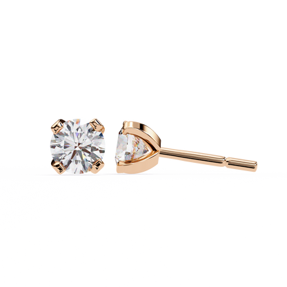 lab grown diamond | moissanite Jewellery Neon Ice 1.28ct Lab Grown OR Moissanite Stud Earrings by Rabbito Jewels