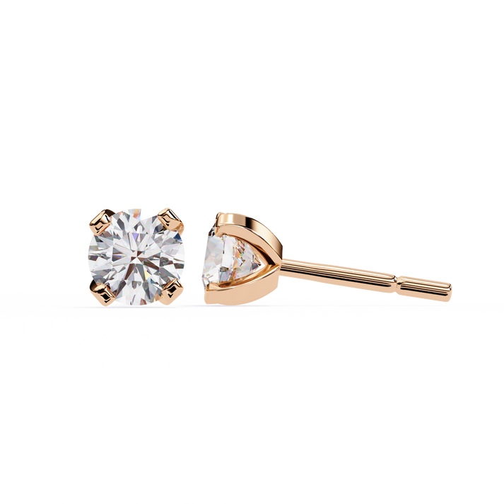 lab grown diamond | moissanite Jewellery Neon Ice 1.28ct Lab Grown OR Moissanite Stud Earrings by Rabbito Jewels
