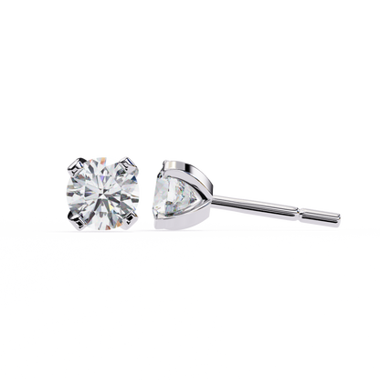 lab grown diamond | moissanite Jewellery Neon Ice 1.28ct Lab Grown OR Moissanite Stud Earrings by Rabbito Jewels