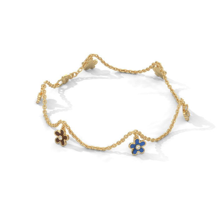 lab grown diamond | moissanite Jewellery Bohemian Bloom Lab Grown Diamond OR Moissanite Bracelet by Rabbito Jewels
