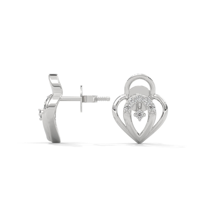lab grown diamond | moissanite Jewellery Jill Stud Lab Grown Diamond OR Moissanite Earrings by Rabbito Jewels