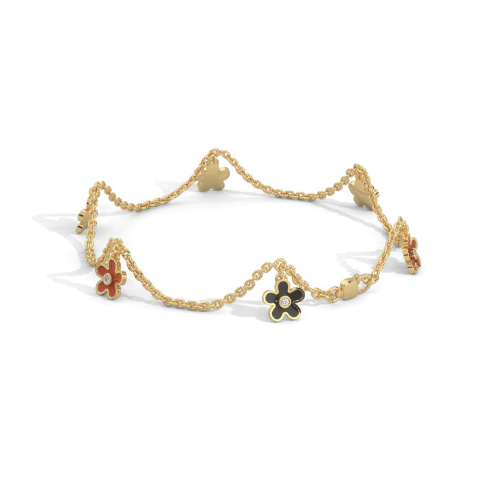 lab grown diamond | moissanite Jewellery Bohemian Bloom Lab Grown Diamond OR Moissanite Bracelet by Rabbito Jewels