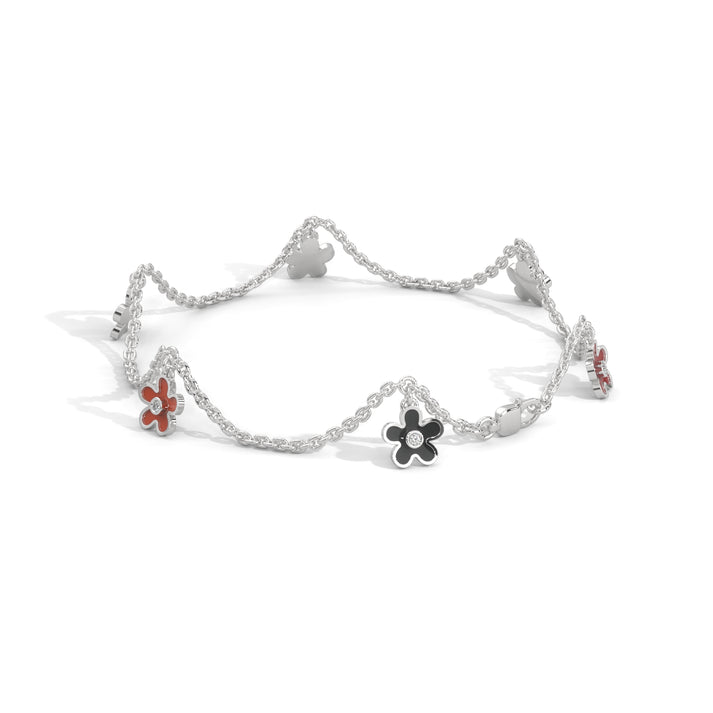 lab grown diamond | moissanite Jewellery Bohemian Bloom Lab Grown Diamond OR Moissanite Bracelet by Rabbito Jewels
