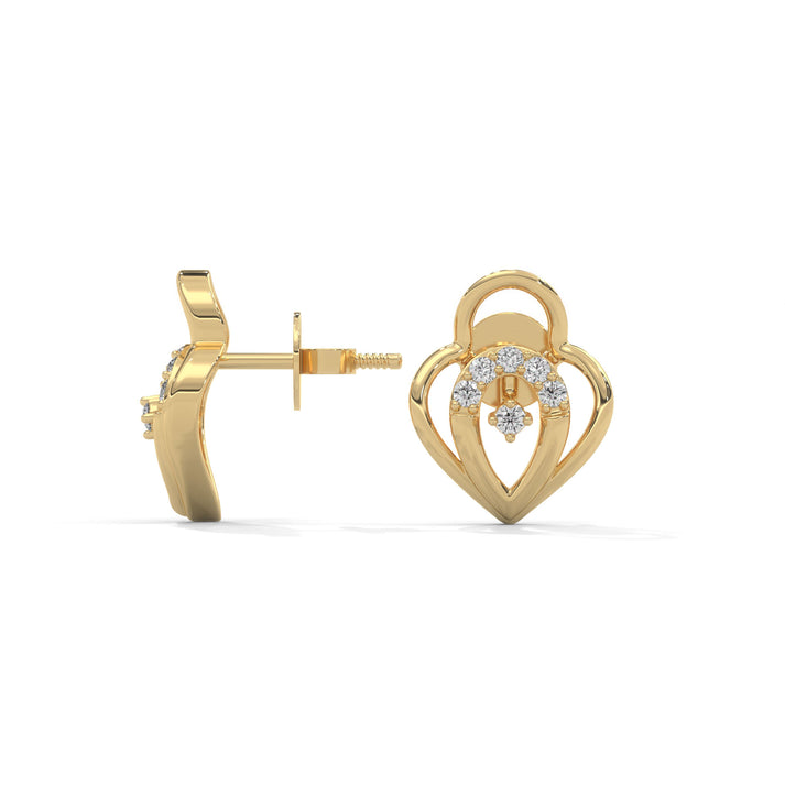lab grown diamond | moissanite Jewellery Jill Stud Lab Grown Diamond OR Moissanite Earrings by Rabbito Jewels