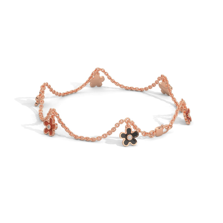 lab grown diamond | moissanite Jewellery Bohemian Bloom Lab Grown Diamond OR Moissanite Bracelet by Rabbito Jewels