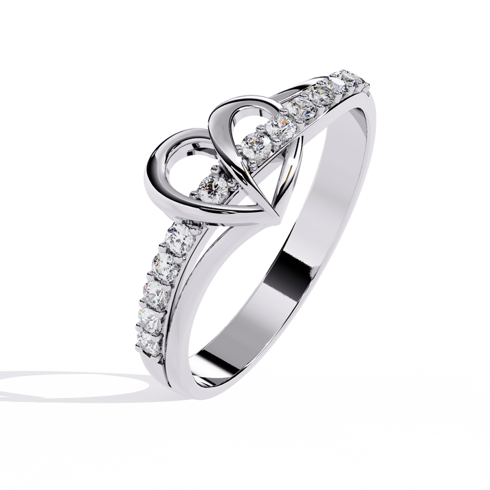 lab grown diamond | moissanite Jewellery Criss Cross Lab Grown Diamond OR Moissanite Ring by Rabbito Jewels