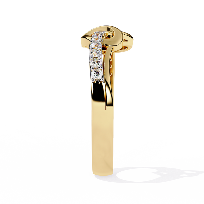 lab grown diamond | moissanite Jewellery Criss Cross Lab Grown Diamond OR Moissanite Ring by Rabbito Jewels