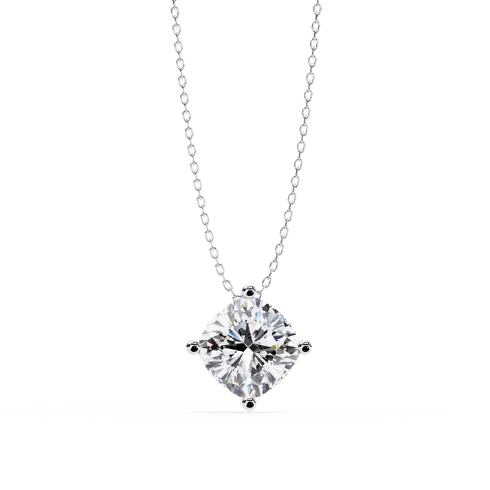 lab grown diamond | moissanite Jewellery Culafi Lab Grown Diamond OR Moissanite Pendant Silver by Rabbito Jewels