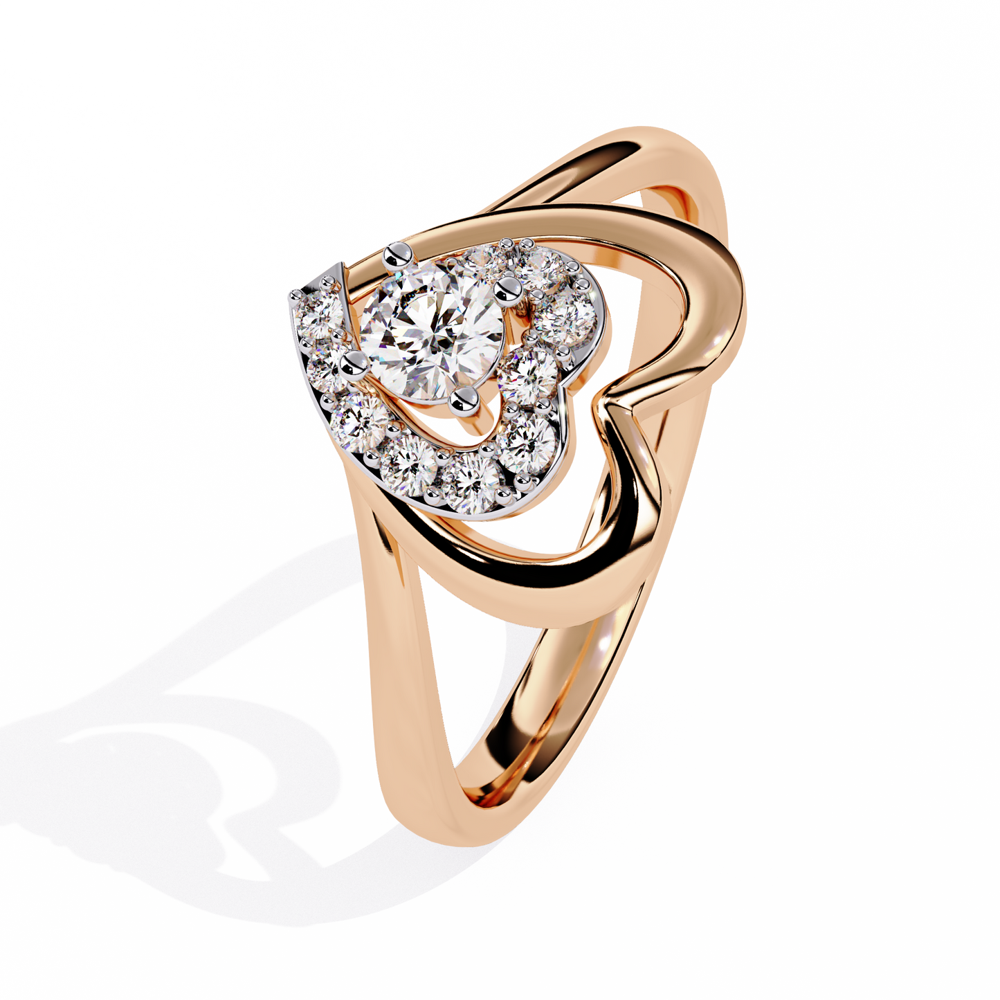 lab grown diamond | moissanite Jewellery Kailyn Heart Lab Grown Diamond OR Moissanite Ring by Rabbito Jewels