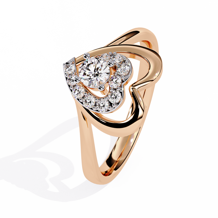 lab grown diamond | moissanite Jewellery Kailyn Heart Lab Grown Diamond OR Moissanite Ring by Rabbito Jewels