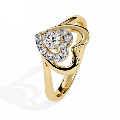 lab grown diamond | moissanite Jewellery Kailyn Heart Lab Grown Diamond OR Moissanite Ring by Rabbito Jewels