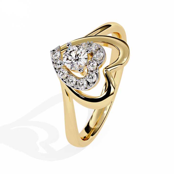 lab grown diamond | moissanite Jewellery Kailyn Heart Lab Grown Diamond OR Moissanite Ring by Rabbito Jewels