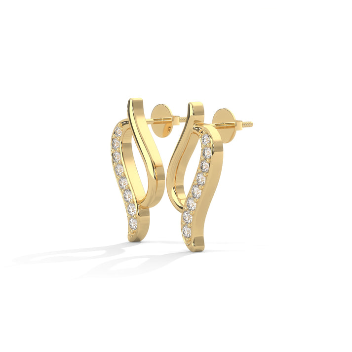 lab grown diamond | moissanite Jewellery Candere Lab Grown Diamond OR Moissanite Earrings by Rabbito Jewels