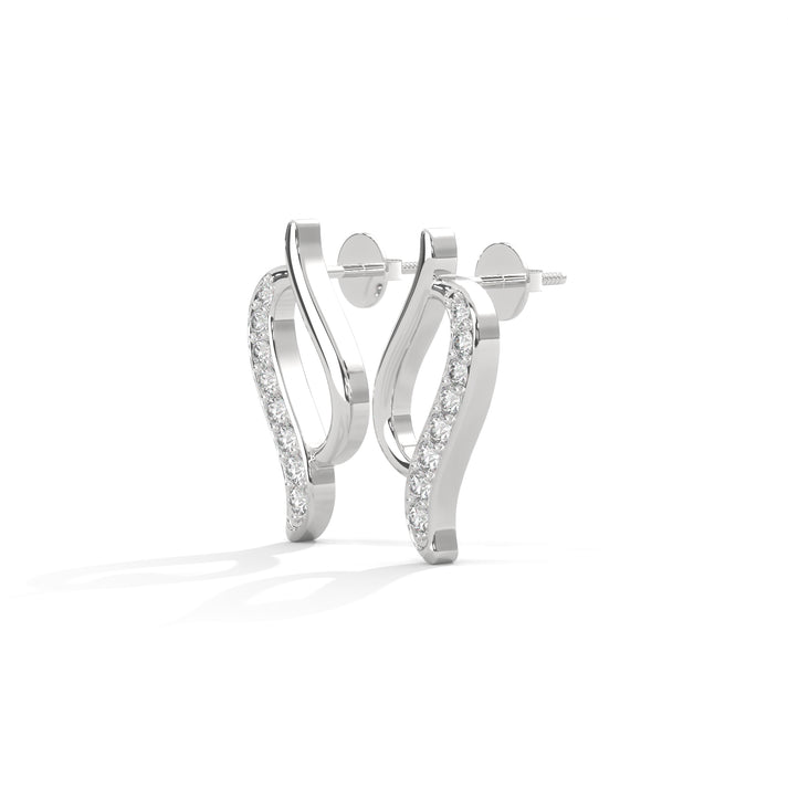 lab grown diamond | moissanite Jewellery Candere Lab Grown Diamond OR Moissanite Earrings by Rabbito Jewels