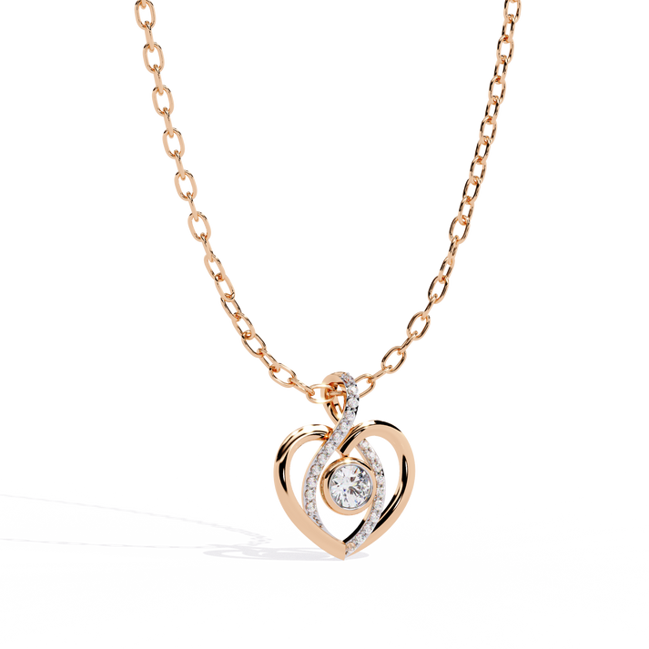 lab grown diamond | moissanite Jewellery Ice Heart Lab Grown Diamond OR Moissanite Pendant by Rabbito Jewels