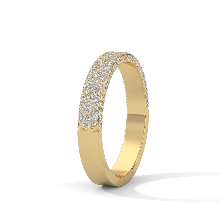 lab grown diamond | moissanite Jewellery Cenny Band Lab Grown Diamond OR Moissanite Ring by Rabbito Jewels