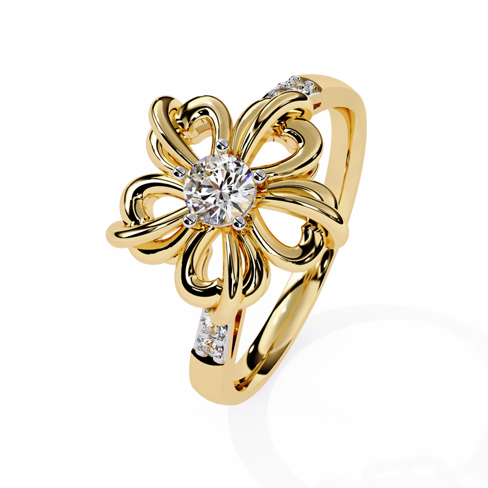 lab grown diamond | moissanite Jewellery Flora Lab Grown Diamond OR Moissanite Ring by Rabbito Jewels