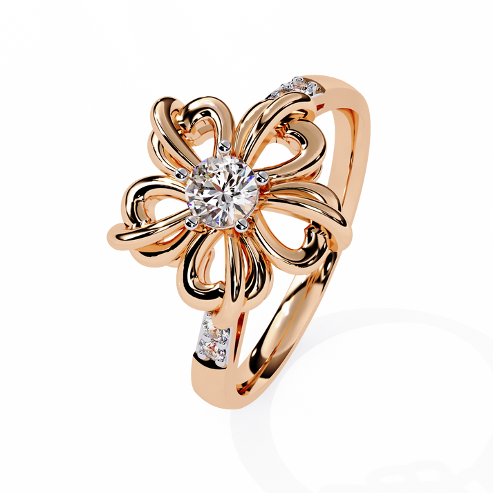 lab grown diamond | moissanite Jewellery Flora Lab Grown Diamond OR Moissanite Ring by Rabbito Jewels