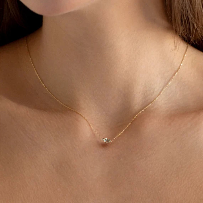 lab grown diamond | moissanite Jewellery Spring Love Lab Grown Diamond OR Moissanite Pendant by Rabbito Jewels