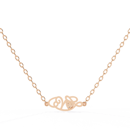 lab grown diamond | moissanite Jewellery Spring Love Lab Grown Diamond OR Moissanite Pendant by Rabbito Jewels