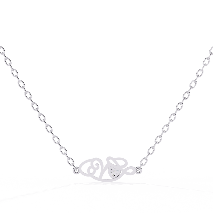 lab grown diamond | moissanite Jewellery Spring Love Lab Grown Diamond OR Moissanite Pendant by Rabbito Jewels