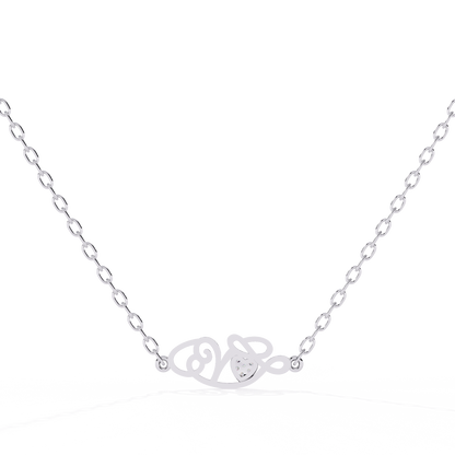 lab grown diamond | moissanite Jewellery Spring Love Lab Grown Diamond OR Moissanite Pendant by Rabbito Jewels