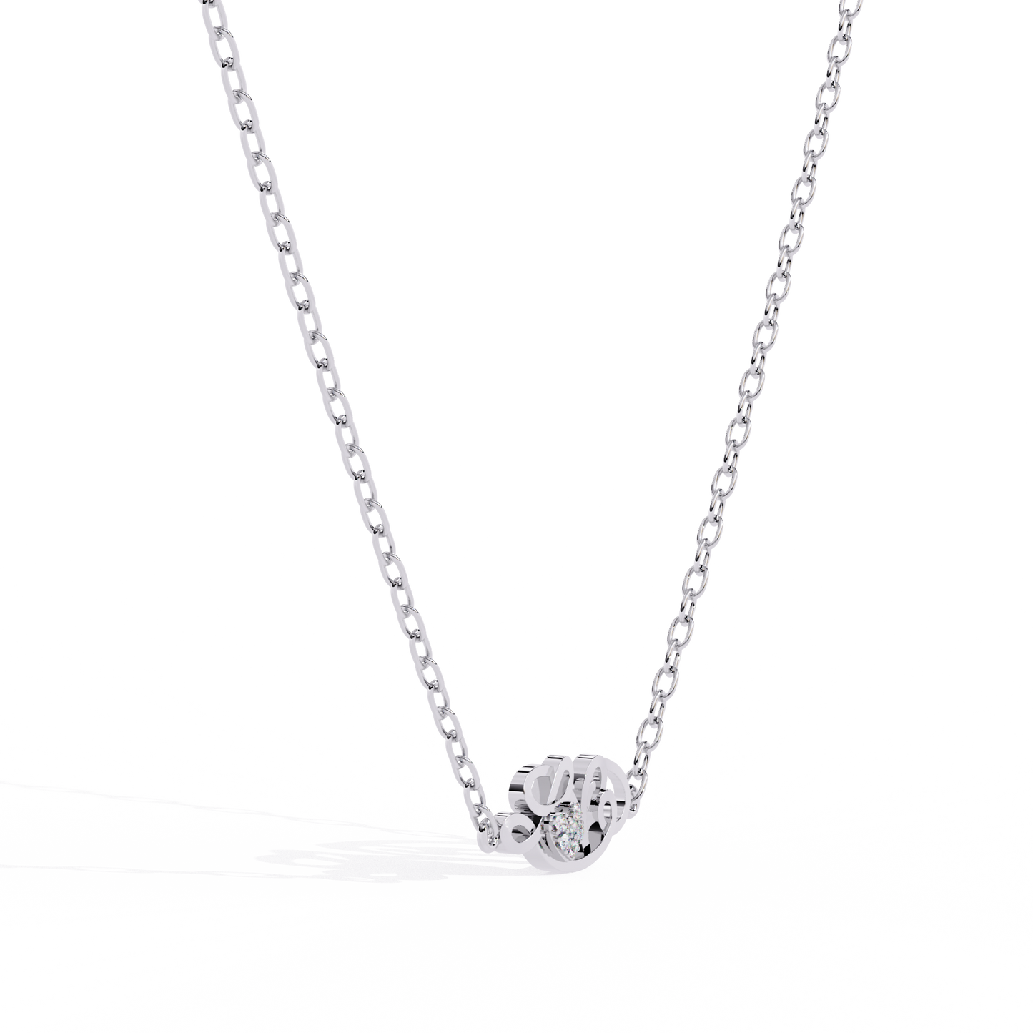 lab grown diamond | moissanite Jewellery Spring Love Lab Grown Diamond OR Moissanite Pendant by Rabbito Jewels