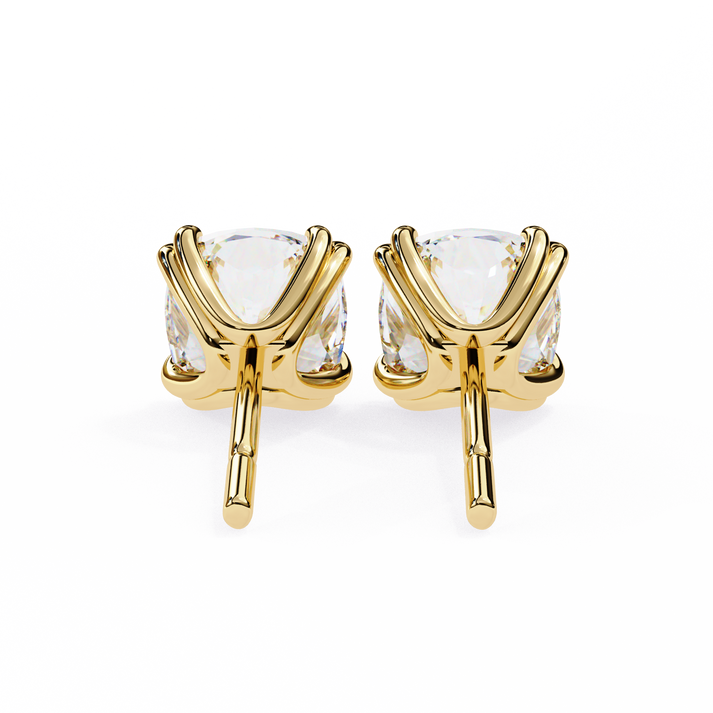 lab grown diamond | moissanite Jewellery Diamond Crunt Lab Grown OR Moissanite Stud Earrings by Rabbito Jewels