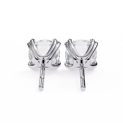 lab grown diamond | moissanite Jewellery Diamond Crunt Lab Grown OR Moissanite Stud Earrings by Rabbito Jewels