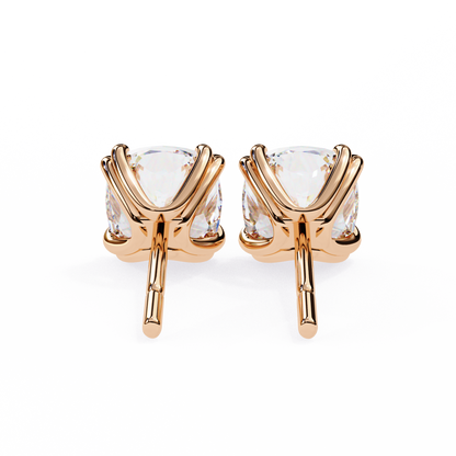 lab grown diamond | moissanite Jewellery Diamond Crunt Lab Grown OR Moissanite Stud Earrings by Rabbito Jewels