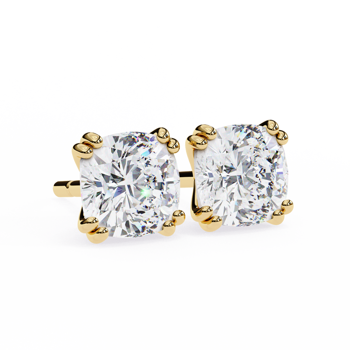 lab grown diamond | moissanite Jewellery Diamond Crunt Lab Grown OR Moissanite Stud Earrings by Rabbito Jewels