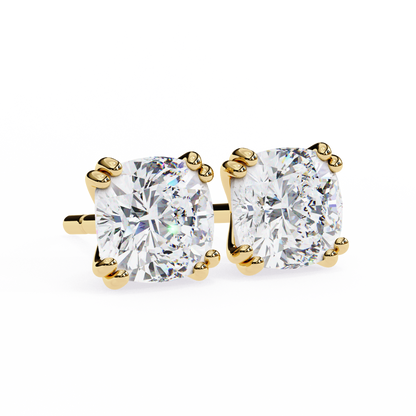 lab grown diamond | moissanite Jewellery Diamond Crunt Lab Grown OR Moissanite Stud Earrings by Rabbito Jewels