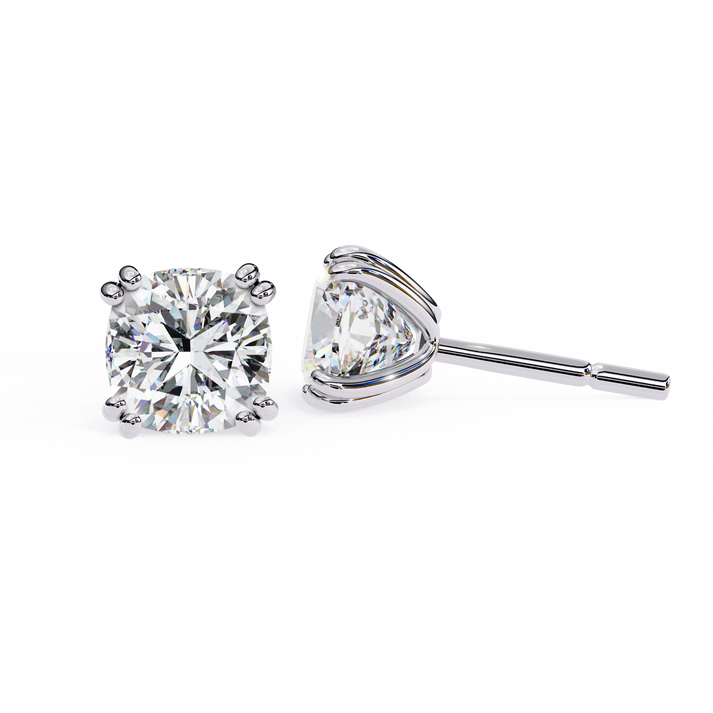lab grown diamond | moissanite Jewellery Diamond Crunt Lab Grown OR Moissanite Stud Earrings by Rabbito Jewels