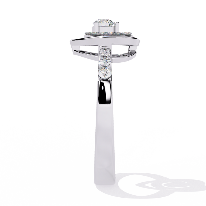 lab grown diamond | moissanite Jewellery Shorena Heart Lab Grown Diamond OR Moissanite Ring by Rabbito Jewels