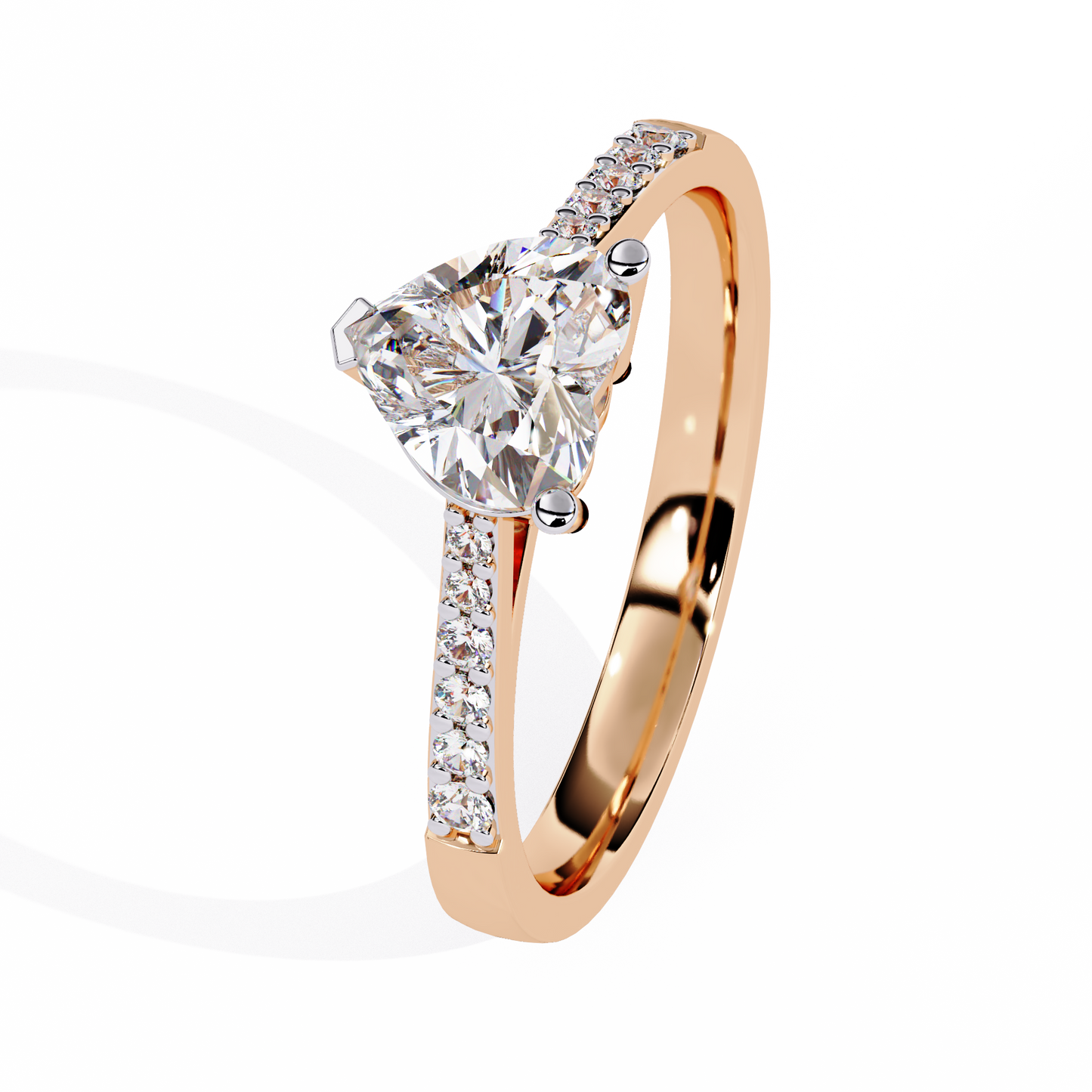 lab grown diamond | moissanite Jewellery Lustr Love Lab Grown Diamond OR Moissanite Ring by Rabbito Jewels