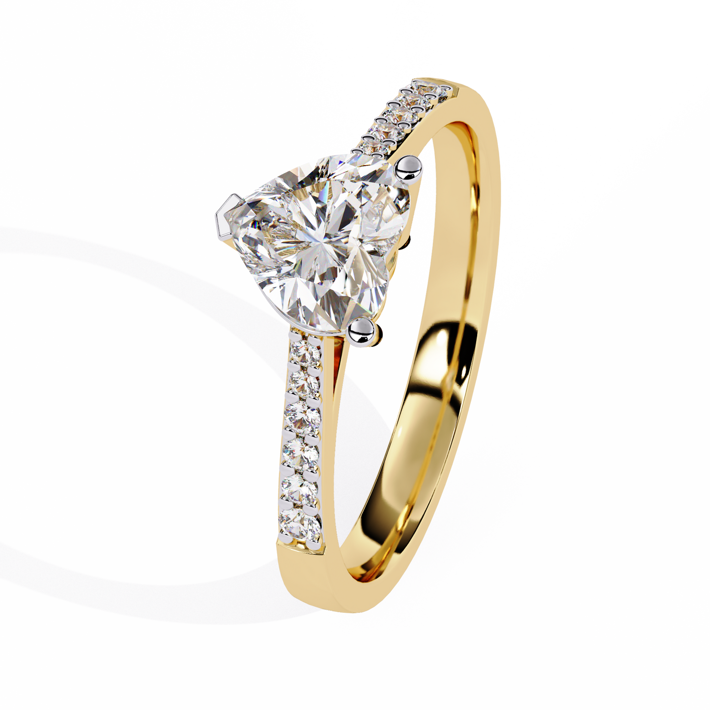 lab grown diamond | moissanite Jewellery Lustr Love Lab Grown Diamond OR Moissanite Ring by Rabbito Jewels
