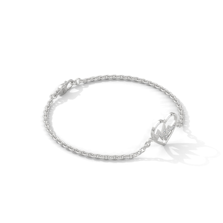 lab grown diamond | moissanite Jewellery Heartbeat Lab Grown Diamond OR Moissanite Bracelet by Rabbito Jewels