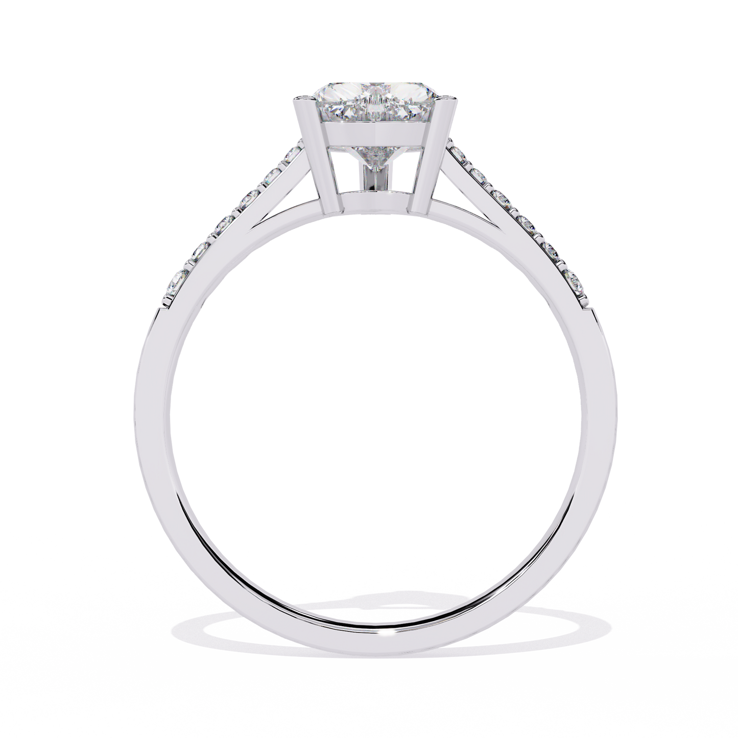 lab grown diamond | moissanite Jewellery Lustr Love Lab Grown Diamond OR Moissanite Ring by Rabbito Jewels