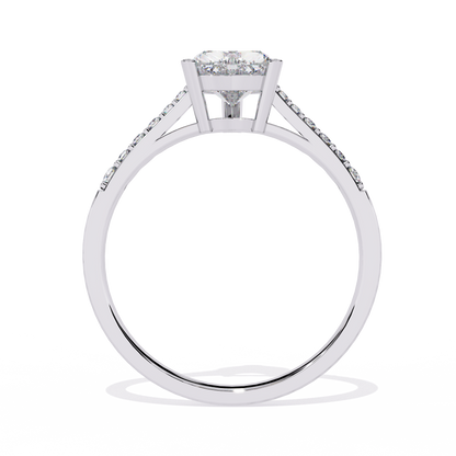 lab grown diamond | moissanite Jewellery Lustr Love Lab Grown Diamond OR Moissanite Ring by Rabbito Jewels