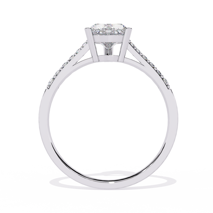 lab grown diamond | moissanite Jewellery Lustr Love Lab Grown Diamond OR Moissanite Ring by Rabbito Jewels